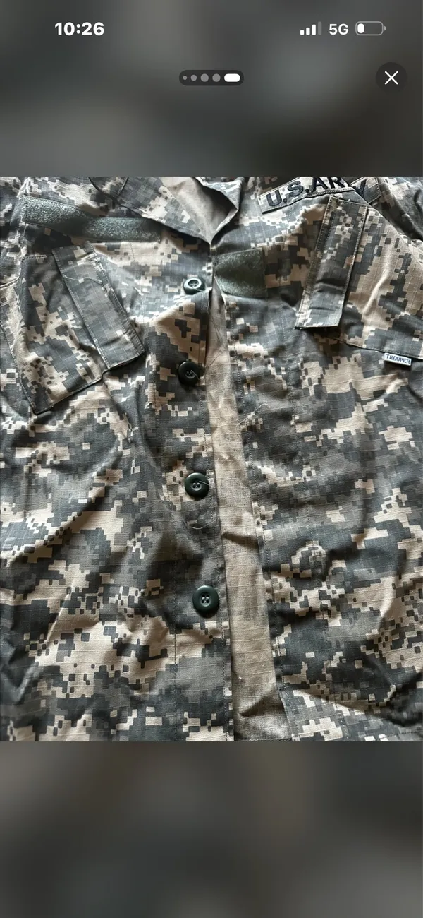 Army combat shirt Green Size XL - Image 8