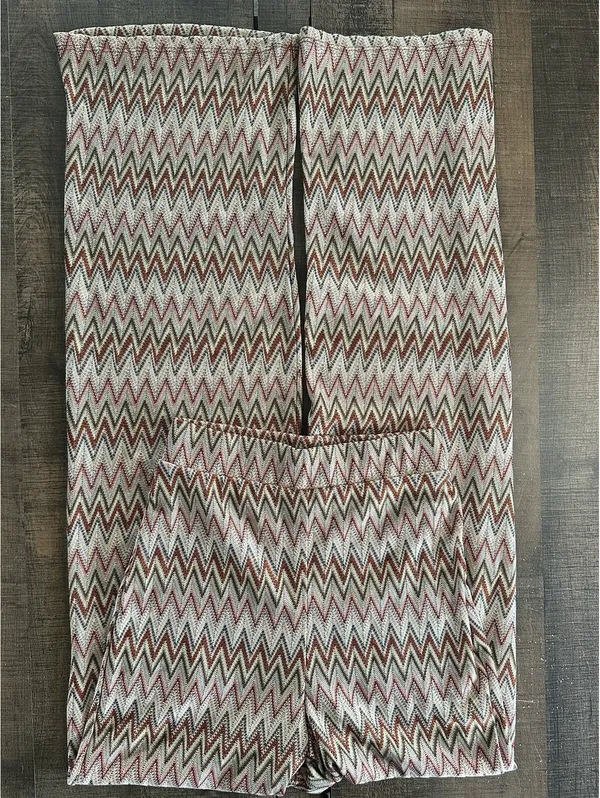 Josauim Zigzag Patterned Knit Pants XS - Image 3