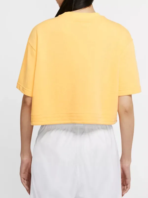 Nike‎ Icon Clash Topaz Gold Graphic Crop T-Shirt Women’s Plus 1X NWT - Image 2
