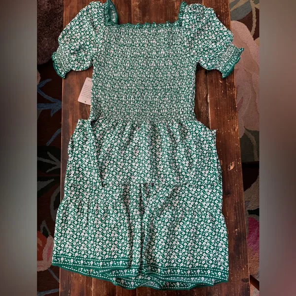 NEW! Max Studio Printed Smocked Bodice Tiered Maxi Dress - Image 3