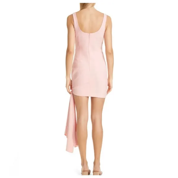 Cinq À Sept Womens Sharon Dress 8 Pink Asymmetrical Party Date Night‎ Glam HOCO - Image 3