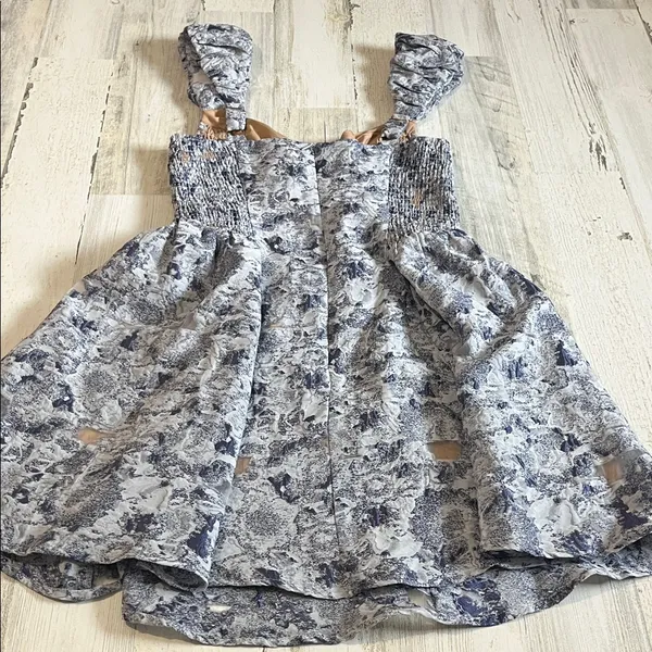 Elliatt Doves Dress In Slate Blue Size Small - Image 6