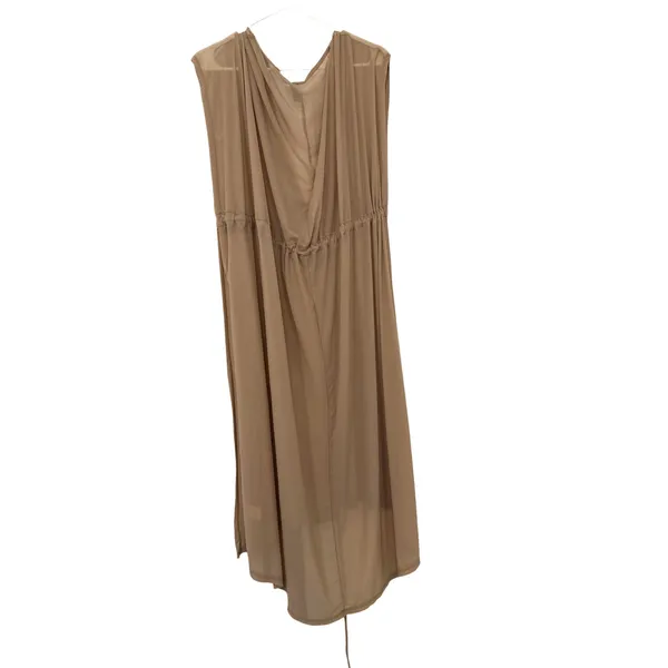 Windsor Sheer Tan Maxi Bathing Suit Vacation Swim Coverup Size Women's Medium - Image 2