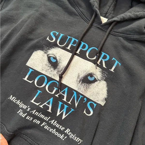 •GILDAN• LOGAN’S LAW HOODIE - Image 3