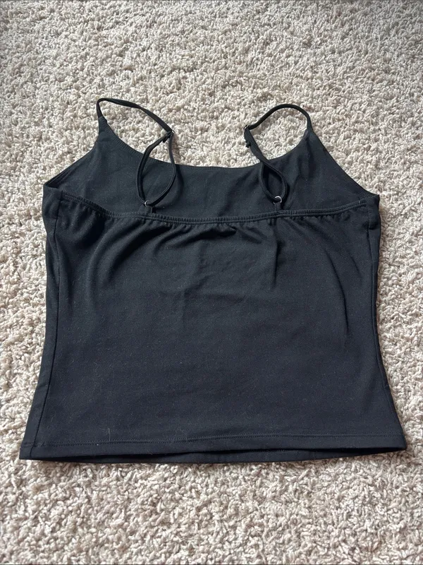 Black Women’s Spaghetti Strap Tank Top - Image 2