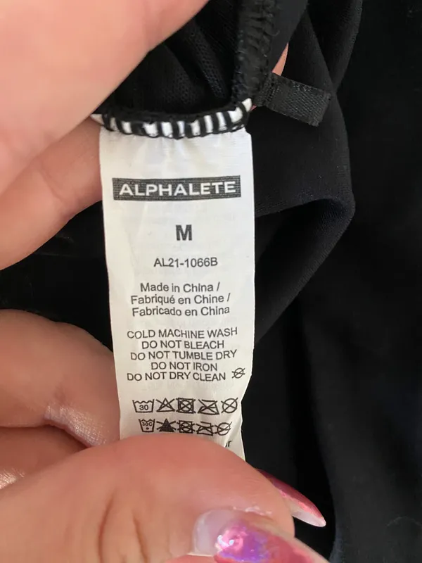 Alphalete Asymmetrical Sports Bra - Image 3