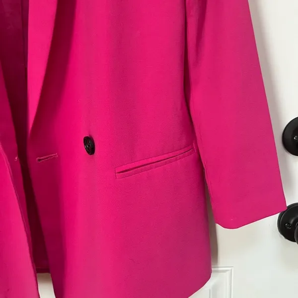 Mural size XS oversized pink blazer‎ - Image 2
