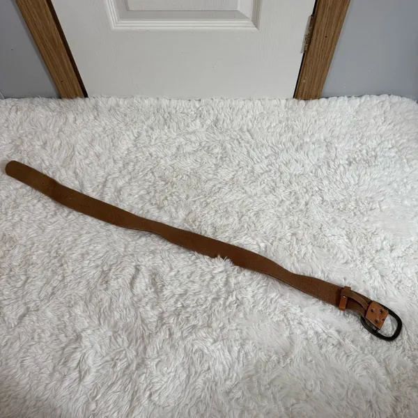 Gap Light Brown Leather Buckle Belt‎ - Image 13