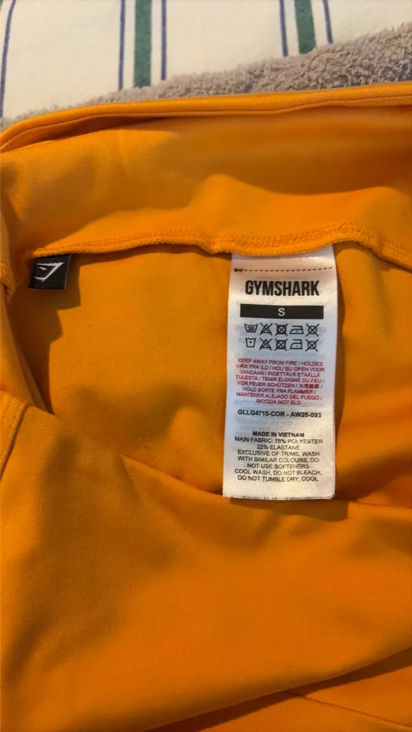 Orange Gymshark Leggings - Image 2