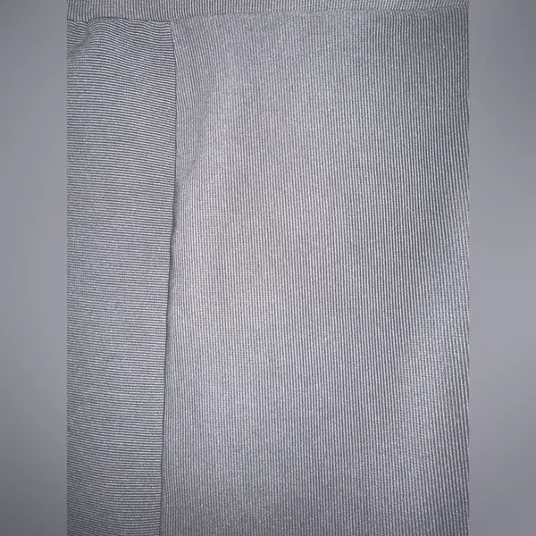 Forever‎ 21 Gray Ribbed Mini Skirt Size M - Image 4
