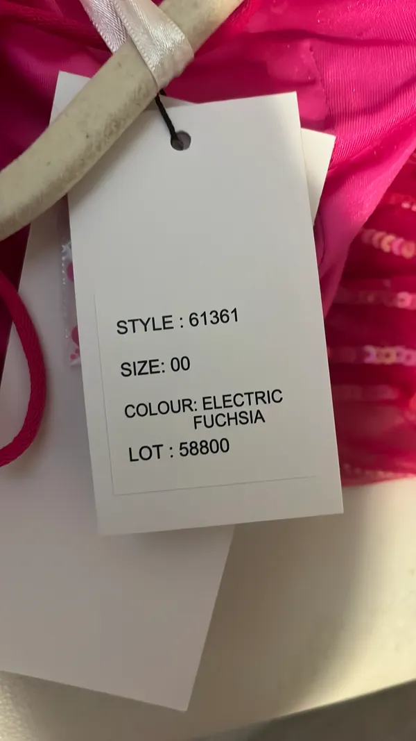 Alyce Paris Prom Dress Fuchsia 61361 - Image 5