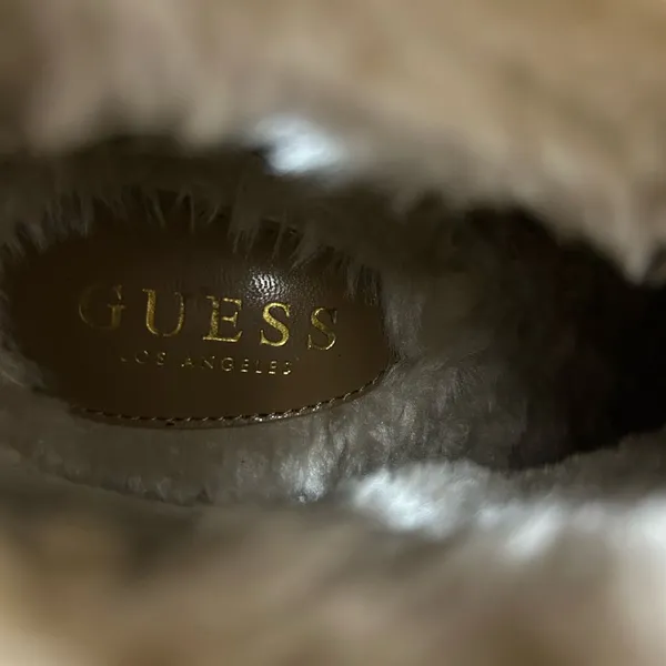 Guess Tan Faux Fur Winter Boots size 7M - Image 6