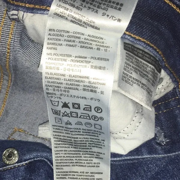Levi’s Women's Size 26 Wedgie Straight Button Fly Jeans Blue Denim Pants - Image 6