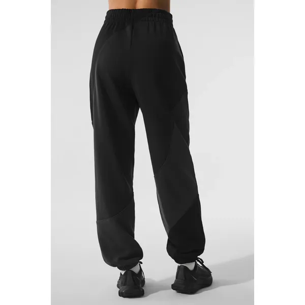 Alo Yoga Make Waves Sweatpant Vintage Black Tonal XS - Image 4