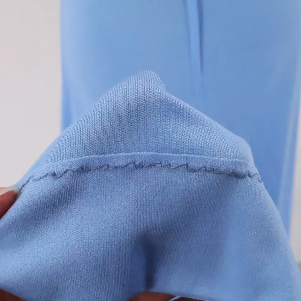 Ryan‎ Keith Vintage 70s Halter Maxi Dress Jacket Womens Size 6 Blue Babydoll Y2K - Image 15