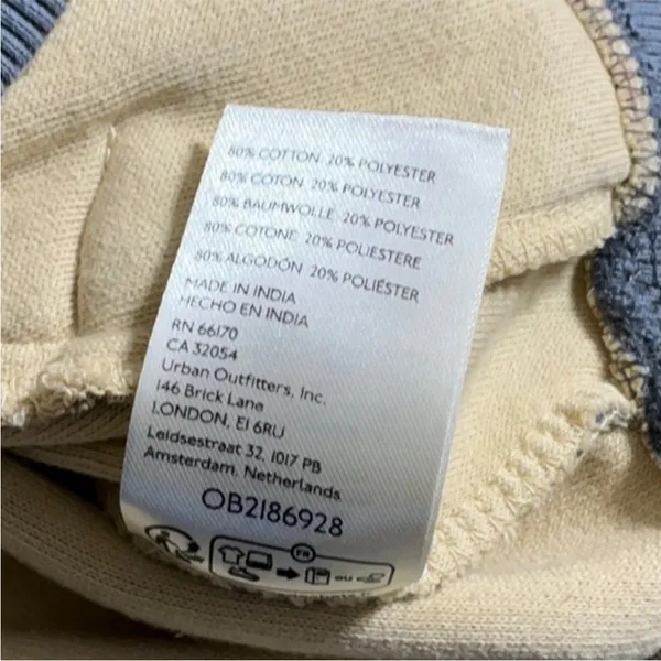 $148 FREE PEOPLE Cabin Cardigan zip jacket in happy cow combo S - Image 9