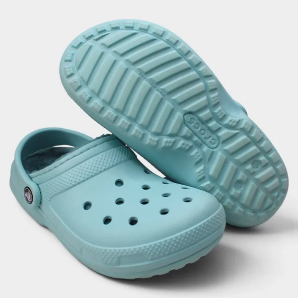 Crocs Classic Lined Clog Aqua Blue M4 W6 - Image 8
