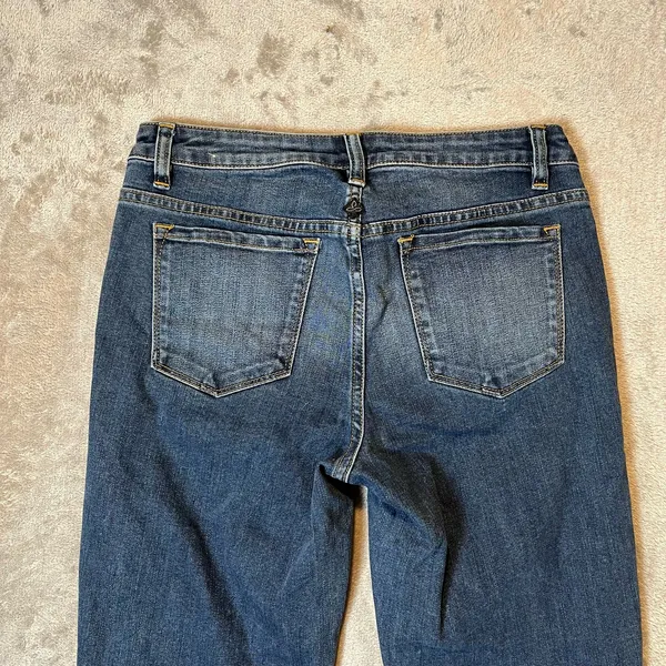 prAna London Sz 26 Short‎ Denim Blue Jeans Faded Antique Women's - Image 4