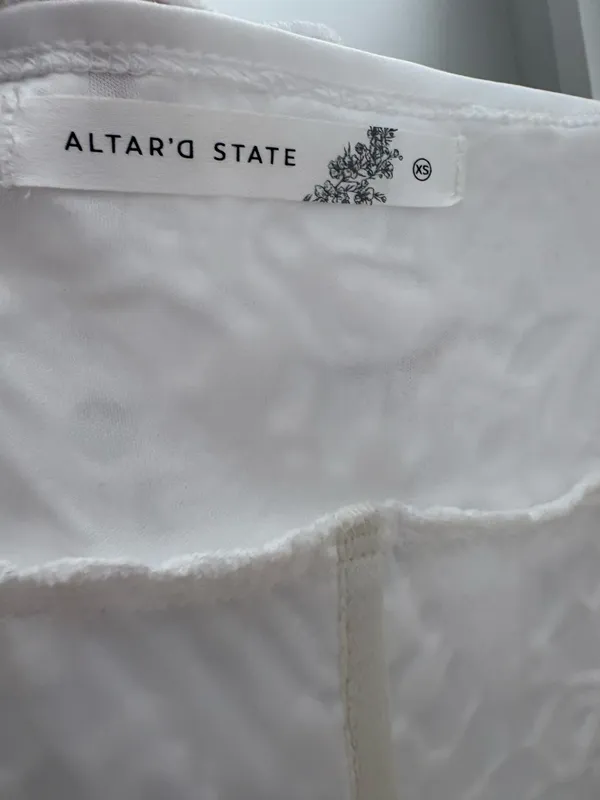 Altar'd State mini white dress  - Image 3