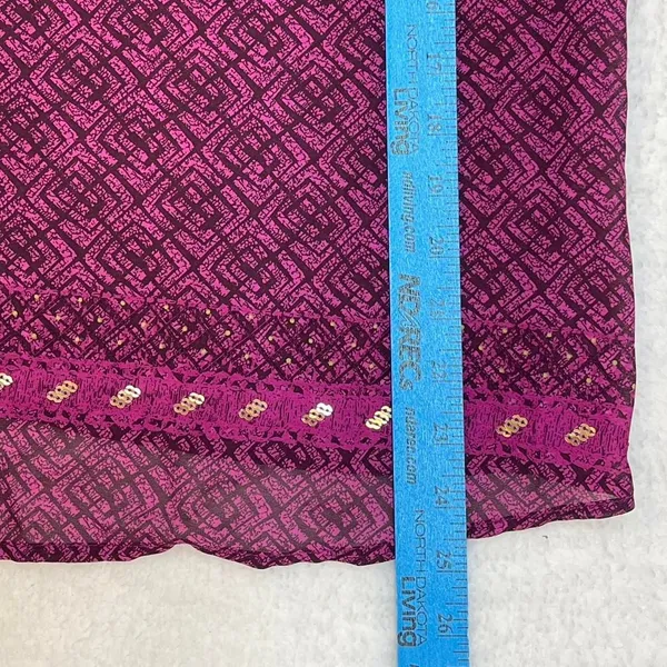 Wet Seal Y2K Pink Black Mesh Cami Top Size L - Image 5