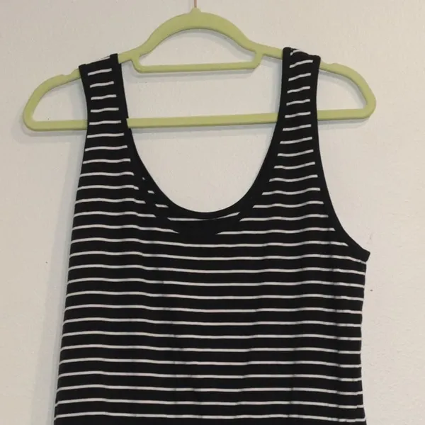 Tommy Hilfiger Navy Blue Striped Romper Sz M - Image 9