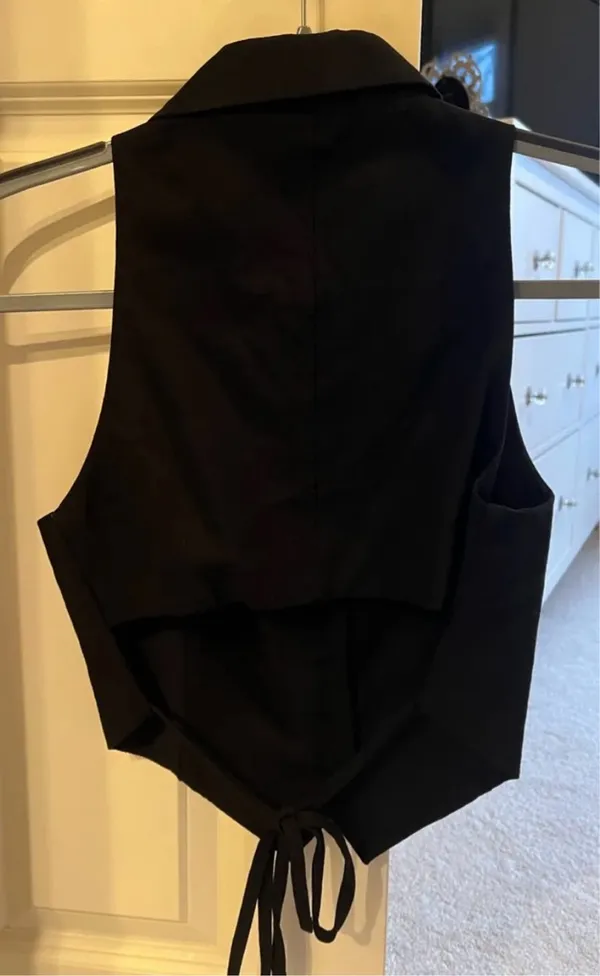 ZARA Crop Top Black - Image 2