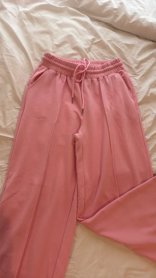 Pink automet flare sweatpants Size M - Image 2