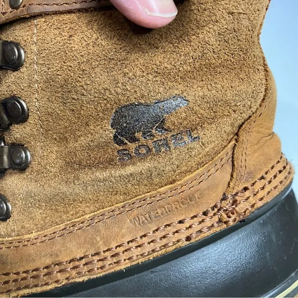 Sorel winter fancy lace up boots duck‎ boots size 8.5 - Image 9