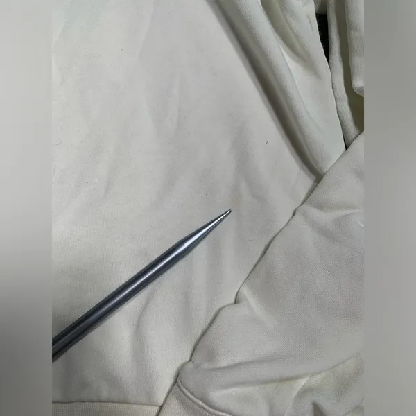 Adidas originals love United Cream Hoodie with Colorful Embroidery XL - Image 12