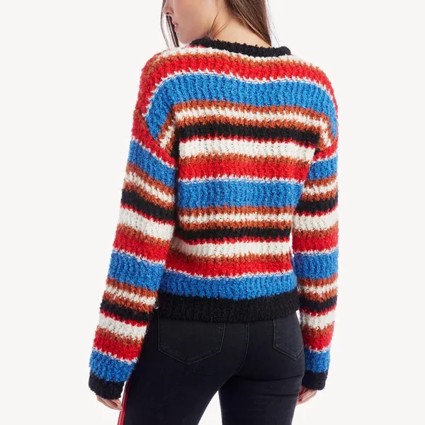 NWT Lost + Wander X Nordstrom Textured Striped Sweater XS/S - Image 4