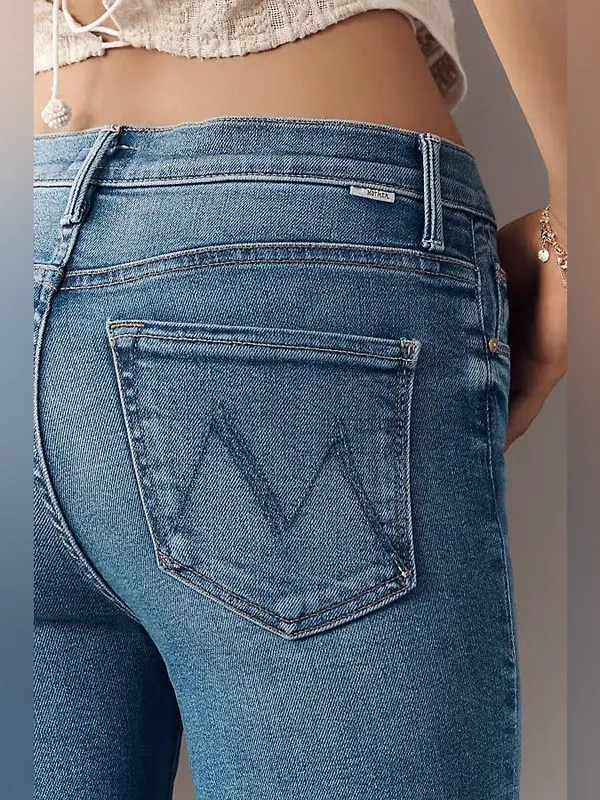 MOTHER The Weekender Not Rough Enough Flare Jeans 26 Raw Hem Sold Out Online - Image 4