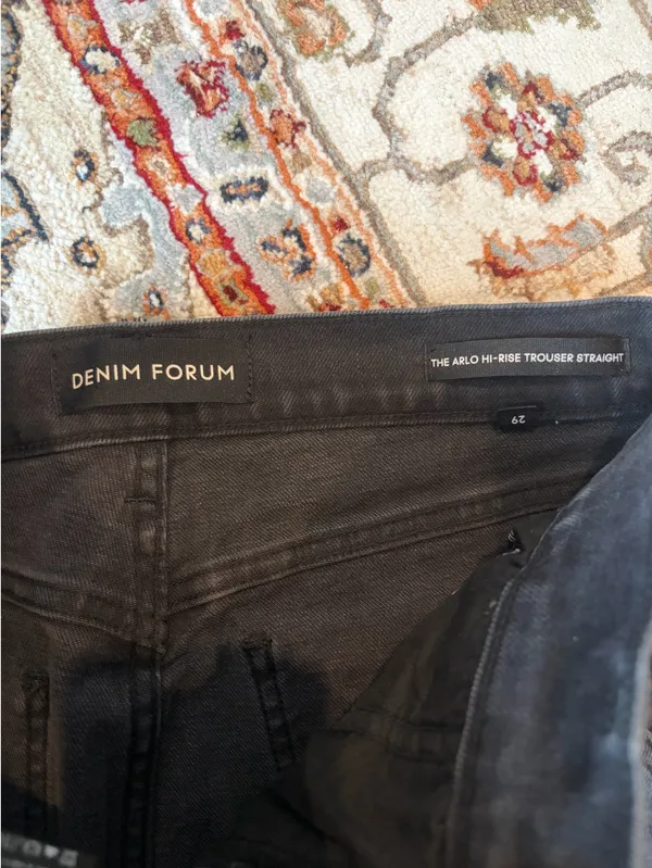 Denim Forum Aritzia Arlo High-Rise Straight - Image 2