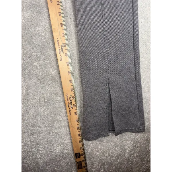 Maeve by Anthropologie‎ Women US Sz 2 Seamed Flare Pants Ankle Grey Tweed Office - Image 10