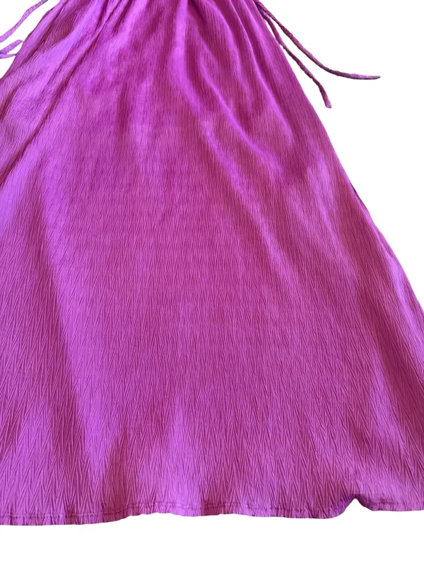 Taylor Sleeveless Maxi Dress Orchid Purple Side-Slit Pockets Size XS Women's - Image 12