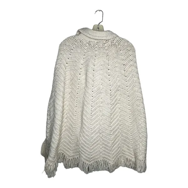 Vintage Hand Crocheted‎ Cape Size undefined - Image 6