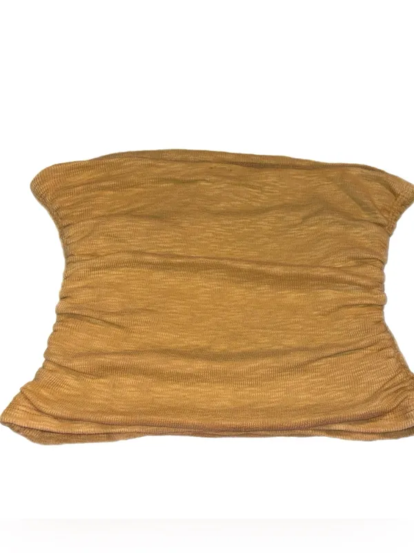 Free People Boulevard Tube Top Golden Syrup Bronze Medium NWOT - Image 5