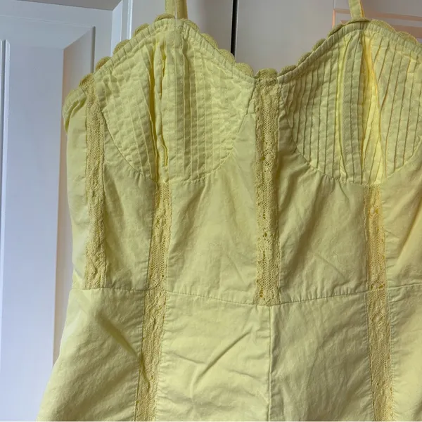 Urban Outfitters Yellow Romper Size M - Image 8