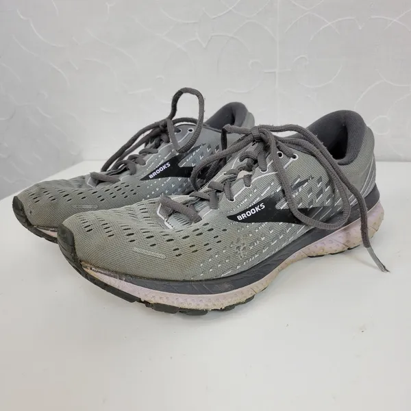 Brooks Ghost 13 Women's DNA‎ Loft Shoes 9 Gray Athletic Running Low Top Sneakers - Image 2