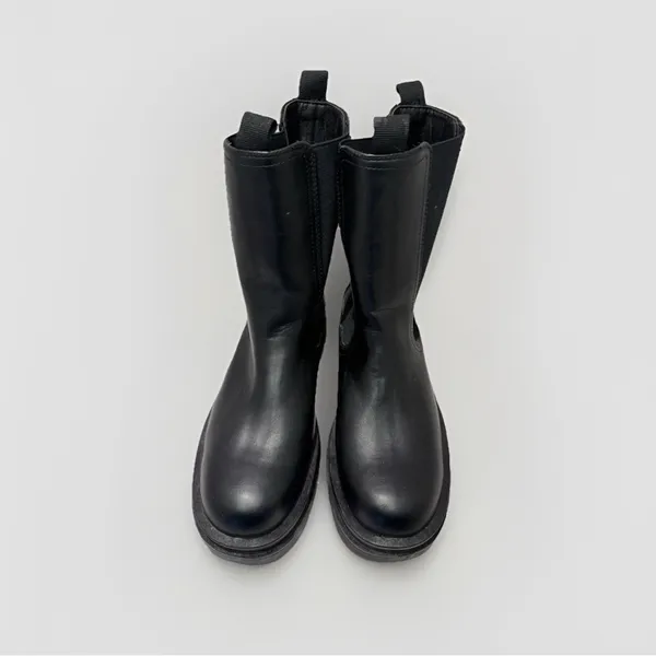 ShoeDazzle Women’s Size 7 Chunky Chelsea chunky Black Platform Boots - Image 4