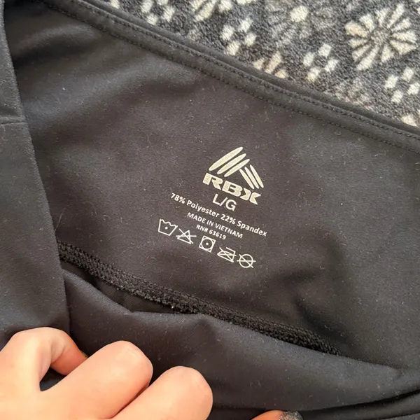 RBX Biker Shorts Black Size L - Image 2