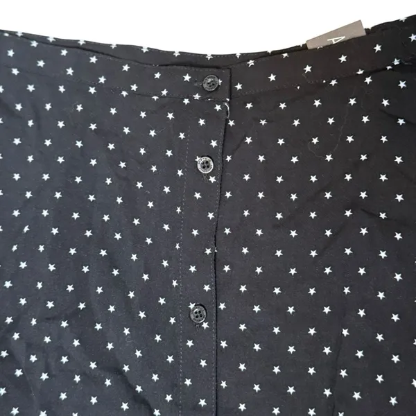 Aeropostale Star High Waisted Button Front‎ Mini Skirt XL Americana Y2K 90s NWT - Image 2