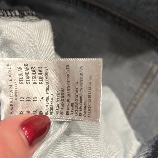 American eagle 360 next level stretch 10 regular  new without tag jeans - Image 3