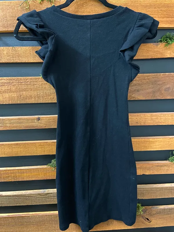 ZARA Mini Dress Black - Image 3