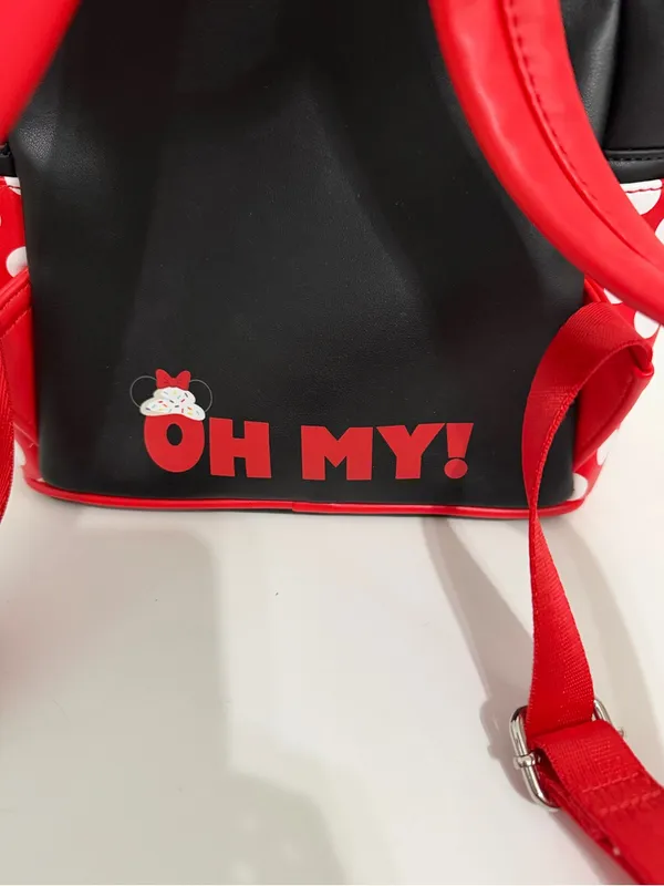 Loungefly Disney Minnie Mouse "Oh My" Cosplay Sweets Sprinkle Cupcake Backpack - Image 8