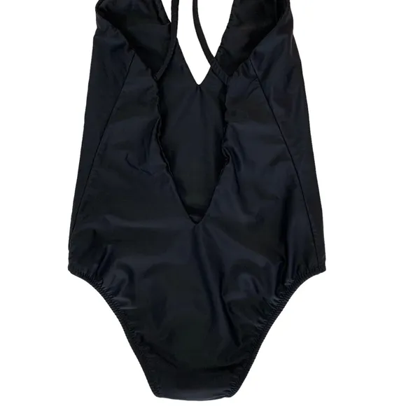 Rebekah Victoria Swimsuit Small Black One Piece Sexy Retro Y2K Beach - Image 5
