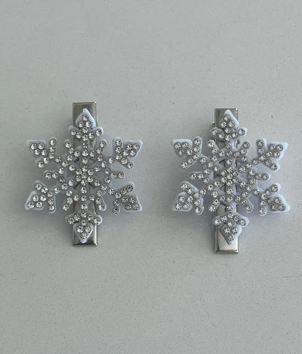 New SnowFlake Hair Clips - Image 4