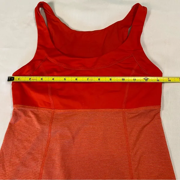 Lululemon Run Ta Ta Topper Tank in Love Red Orange‎ Sz 4 - Image 5