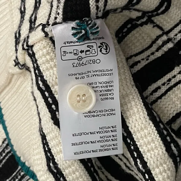 Maeve Anthropologie The Kinsley Collared Crop Cardigan Sweater - large - Image 8