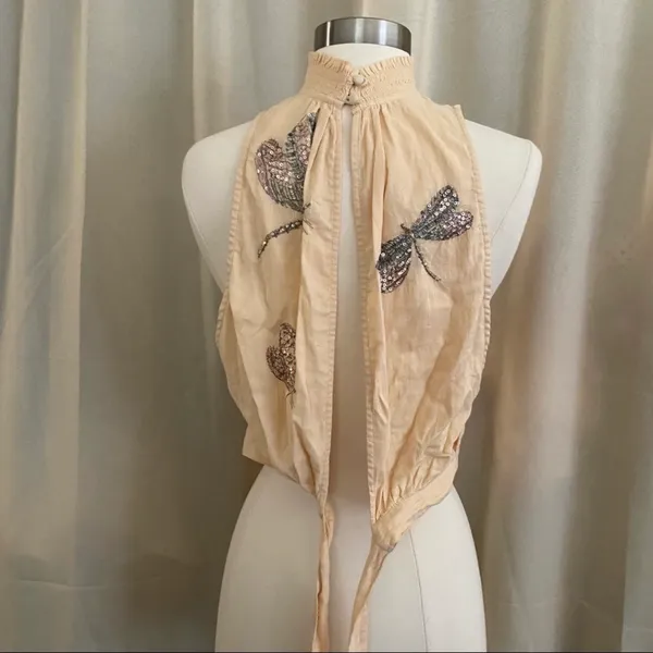 Free People Dragonfly Sequin Top - Image 5