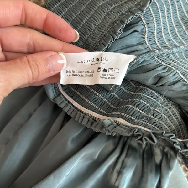 Natural Life Daisy Skort‎ in Seafoam - Image 9